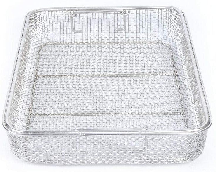 Stainless Steel Sterilization Basket 40 30 7Cm, Surgical