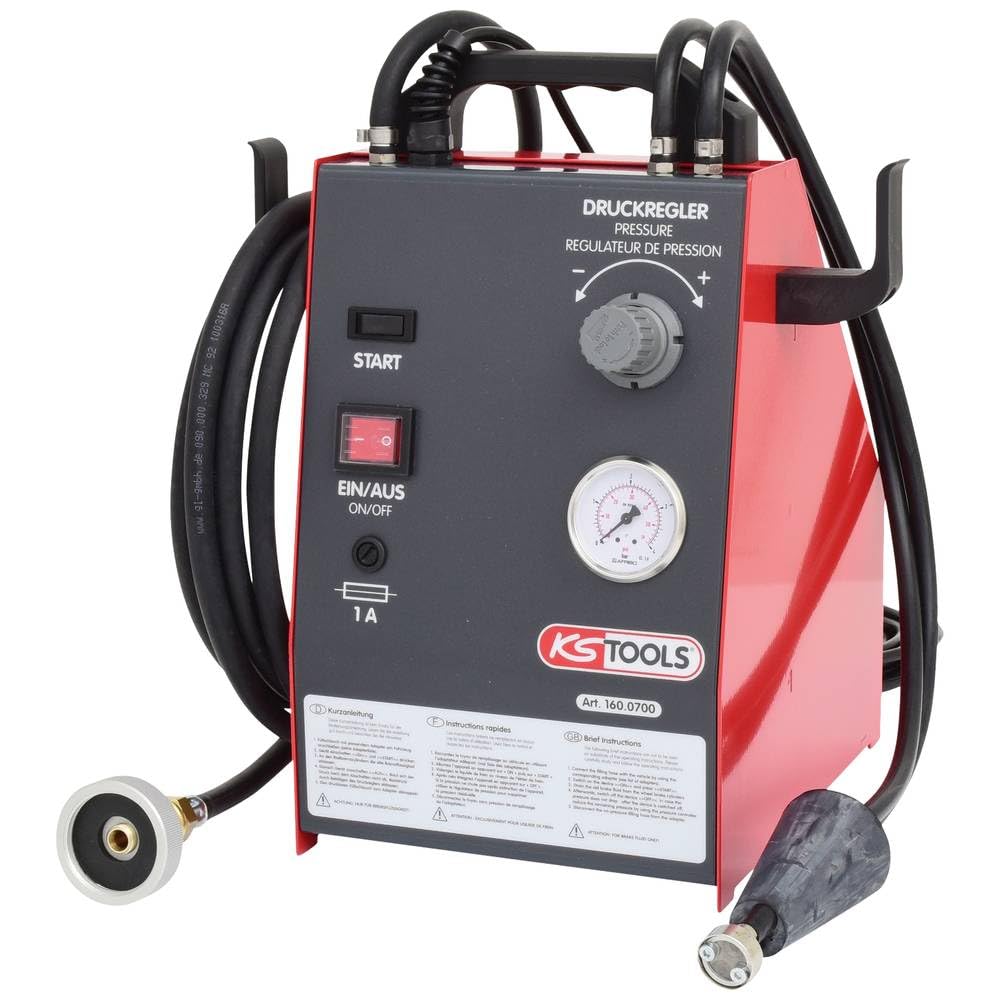 KS Tools 160.0700 Purgeur de Liquide de Frein 5L - Électrique - Outillage