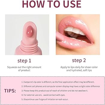 Peptide Lip Tint, Sheer Color and Idrating Finish Lip