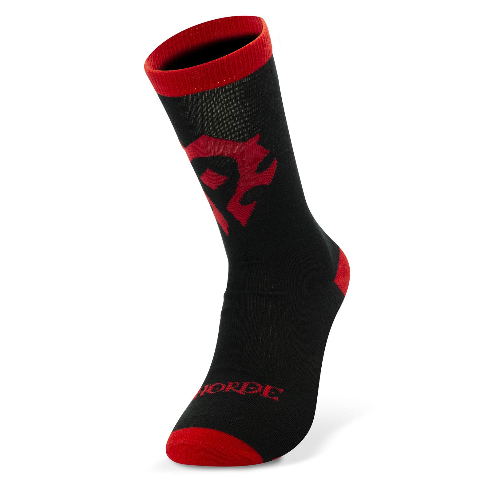 ABYstyle World of Warcraft Horde One Size Socks - Black & Red