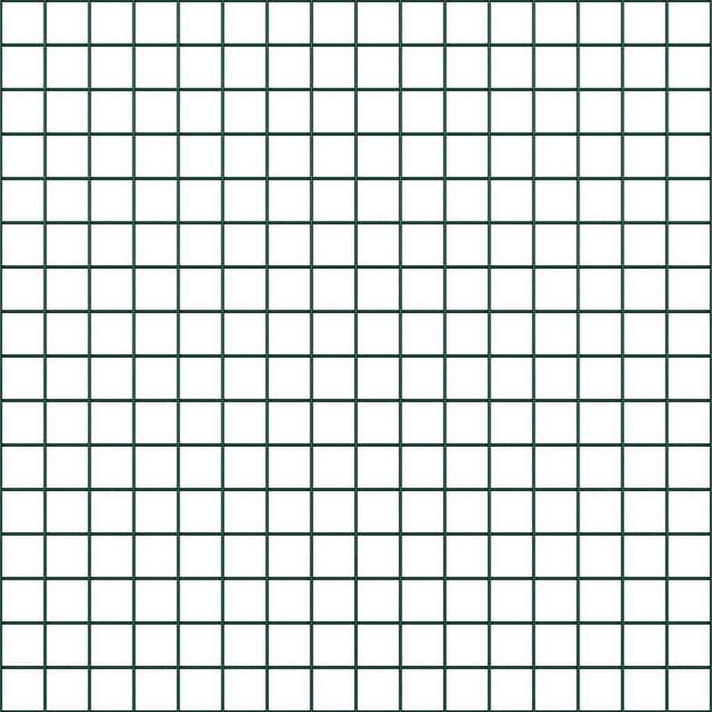 vidaXL Cerca de Alambre Soldado 2500 x 160 cm Verde