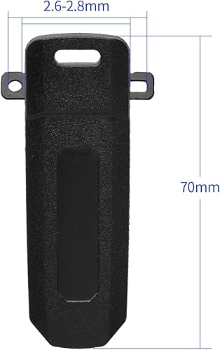 Miniatura 2 de Bingfu Walkie Talkie de radio bidireccional de repuesto de clip universal, paquete de 5 unidades compatible con Baofeng H-777 BF-666S BF-888S UV-5R