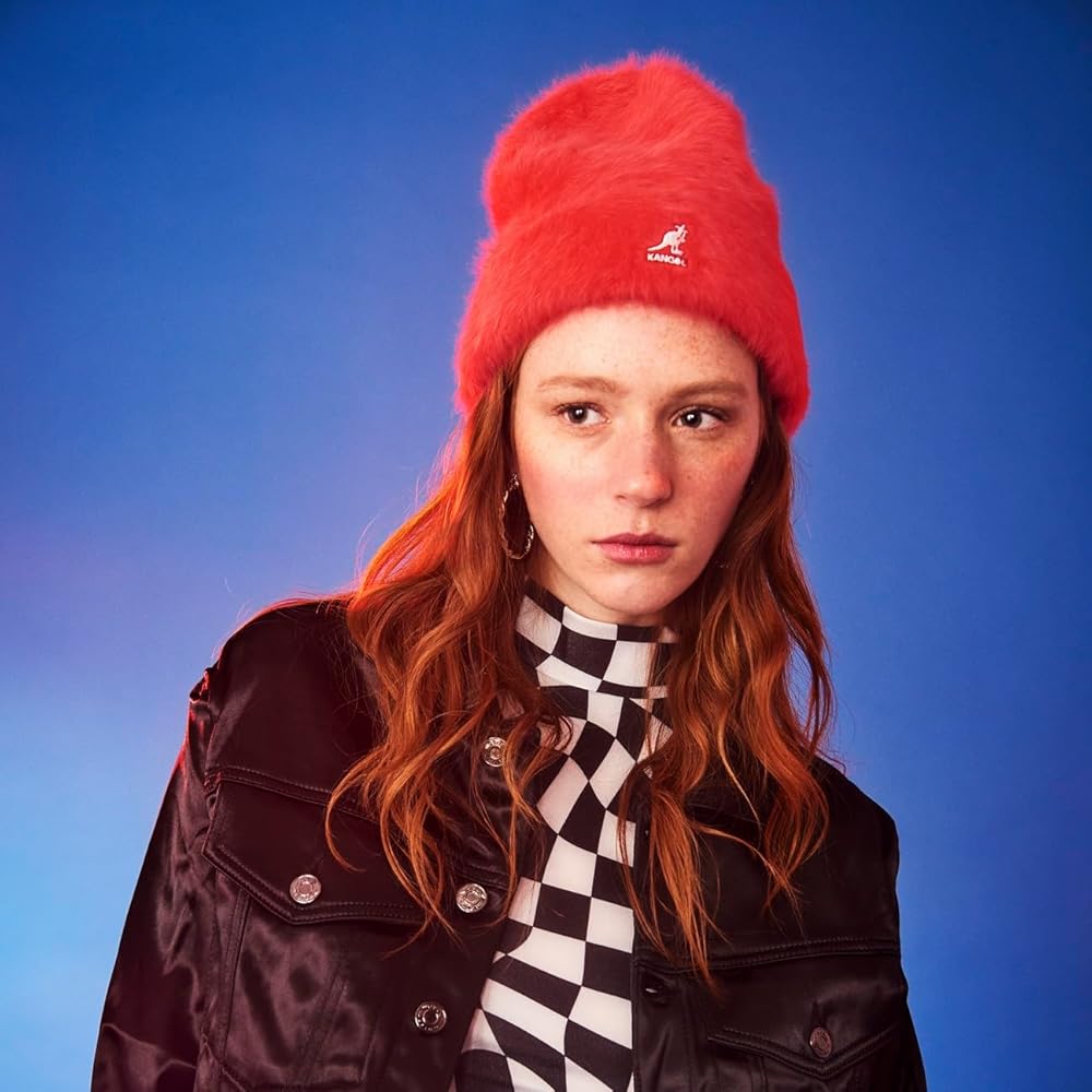Kangol Furgora Skull Cap, Knit Fuzzy Beanie Hat for Men and