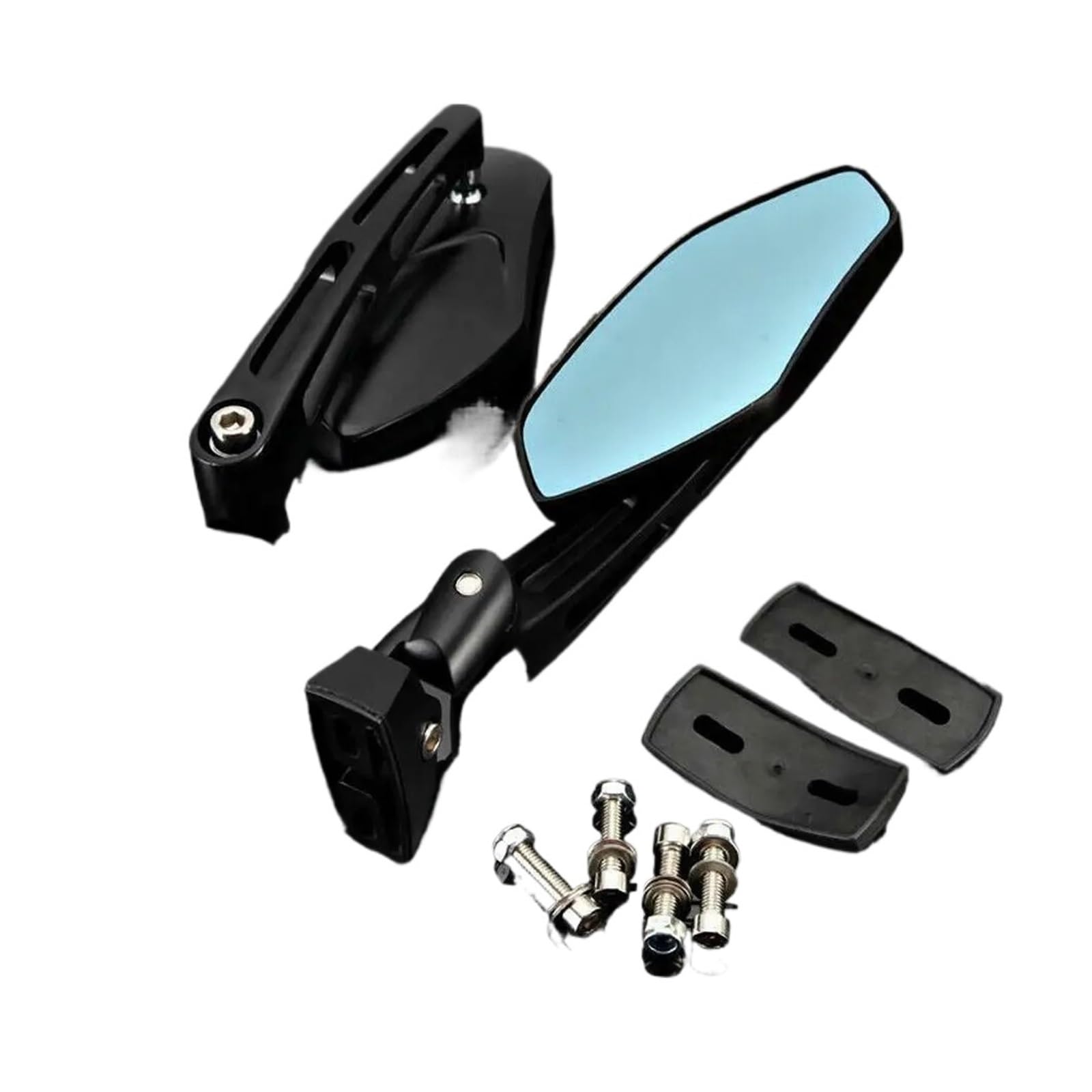Espejos de extremo de manillar moto Retrovisores M Compatible Con FZ1 FZR YZF 600 R R1 R6 R6S 1000 2 Uds Espejos Retrovisores De Carreras Para Motocicletas Modificación De Motor