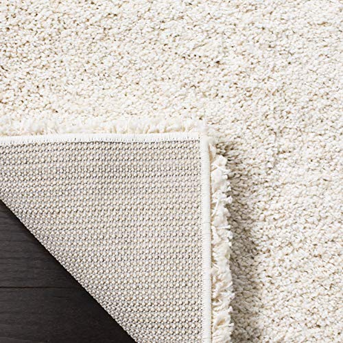 Safavieh Shaggy Rug for Living Room Dining Room Bedroom - Milan Shag Collection High Pile Ivory 24" X 36" - Image 4