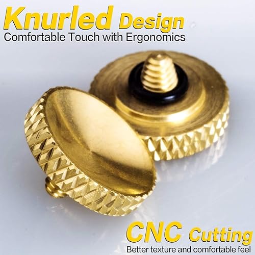 Miniatura 8 de Botón de liberación de obturador suave (paquete de 2dorado) de alta gama de cobre puro para cámara