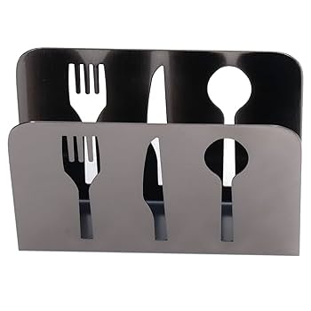 Amazon.com: Metal Napkin Holder with Knife/Fork Cutout