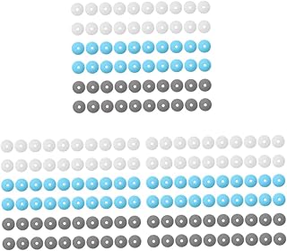 Toyvian 180 Pçs Contas De Silicone Do Bebê Chupeta De Silicone Clipe De Chupeta Do Bebê Mordedor Molar DIY Contas De Mordedor Chupeta Contas De Corrente DIY Contas Soltas DIY Contas