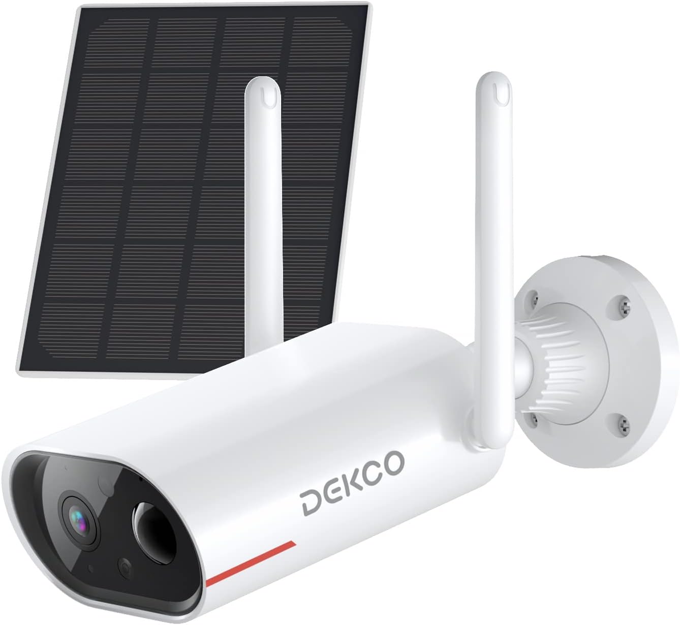 Security Cameras Wireless Outdoor 2K DEKCO Solar Security Camera for Home