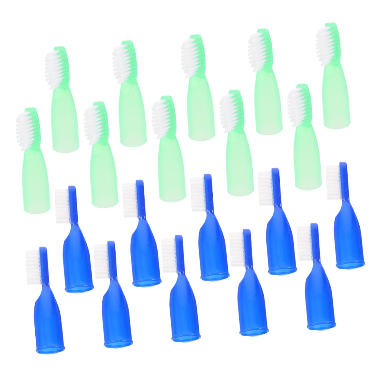 FOMIYES 5 Set Di Spazzolini Da Denti Compatti Per Carceri Mini Spazzolini Da Denti Spazzolino Da Dito Mini Spazzolino Da Denti Morbido Per Strutture Ad Alta Sicurezza 20 Pezzi * 5