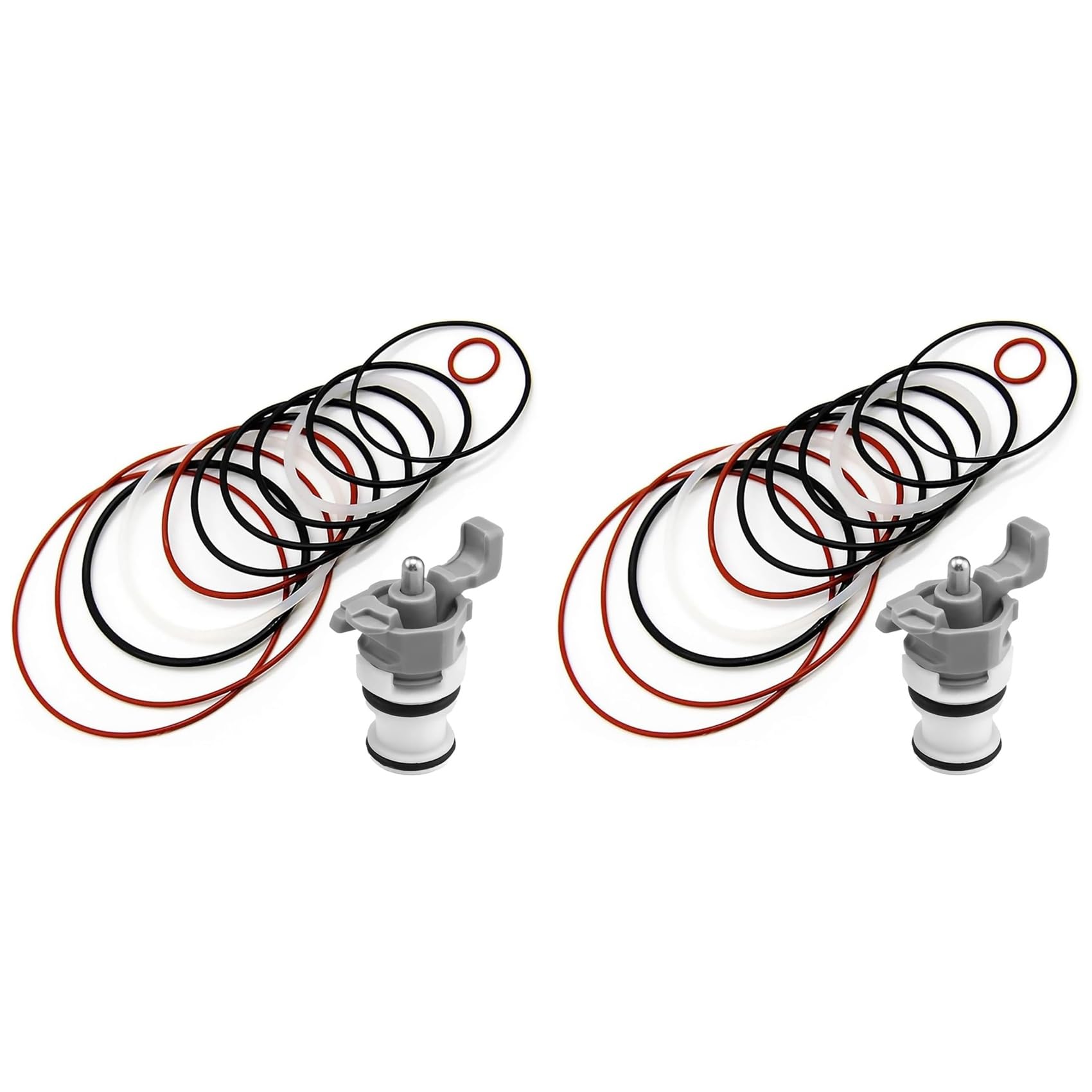 Jnchdghwa Random Color 2X D15844 O-Ring Rebuild Kit And 647956-00 Tirgger Valve Assembly For Dewaltd51845 D51822 641011-00 D51823 647620-00