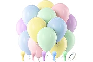 Bezente Pastel Colors Balloons: Vibrant Macaron Hues for Joyful Celebrations
