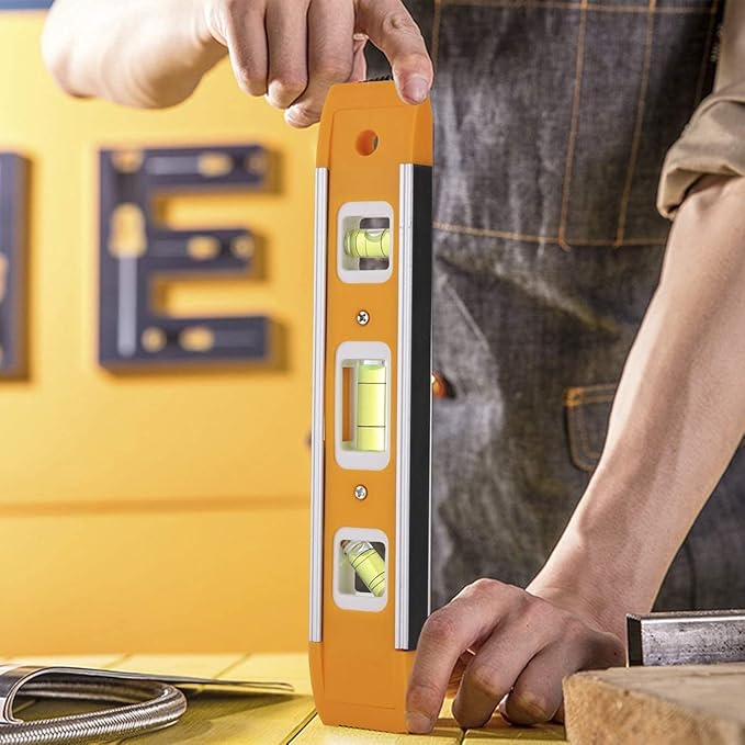 Nivel Magnético Torpedo LAND 9 Pulgadas con 3 Burbujas miniatura 2