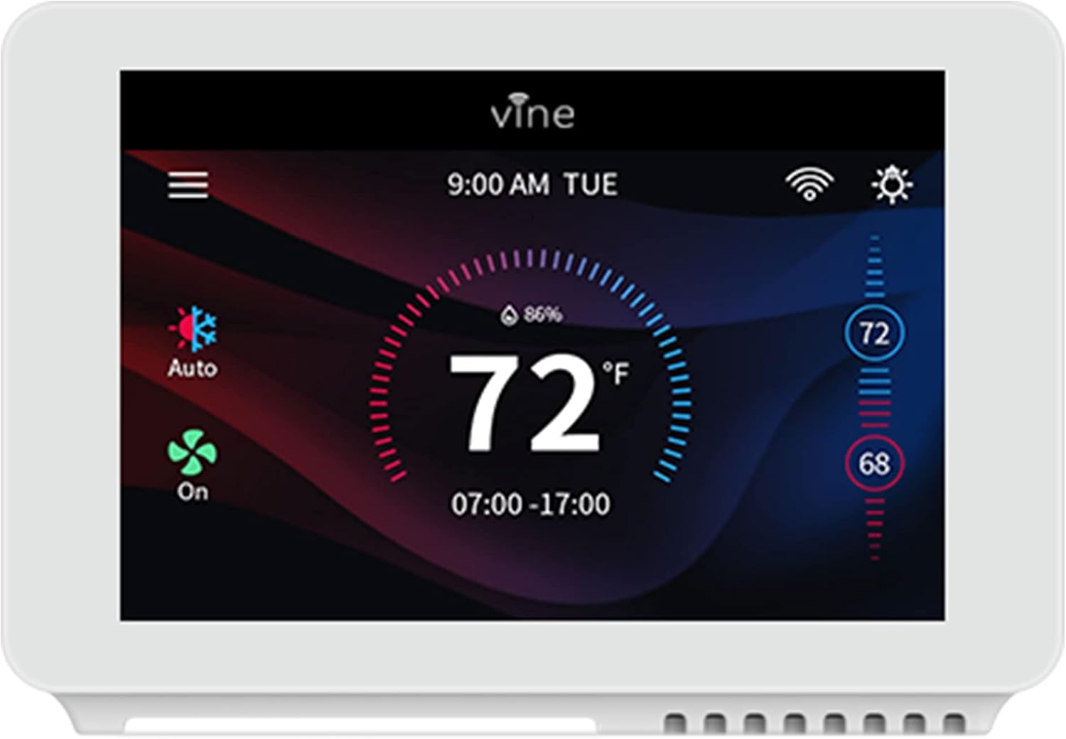 Buy Vine Wi Fi 7day 8 Period Programmable Smart Home Thermostat Wi Fi Tj 919e Compatible With Alexa Google Assistant 5th Gen Online In Hungary B094n2kyb7