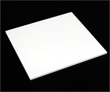 BIGIMALL Acrylic Sheet 3Mm White Opaque Plexiglass 8 Inch X 8 Inch Pack Of 6 pcs