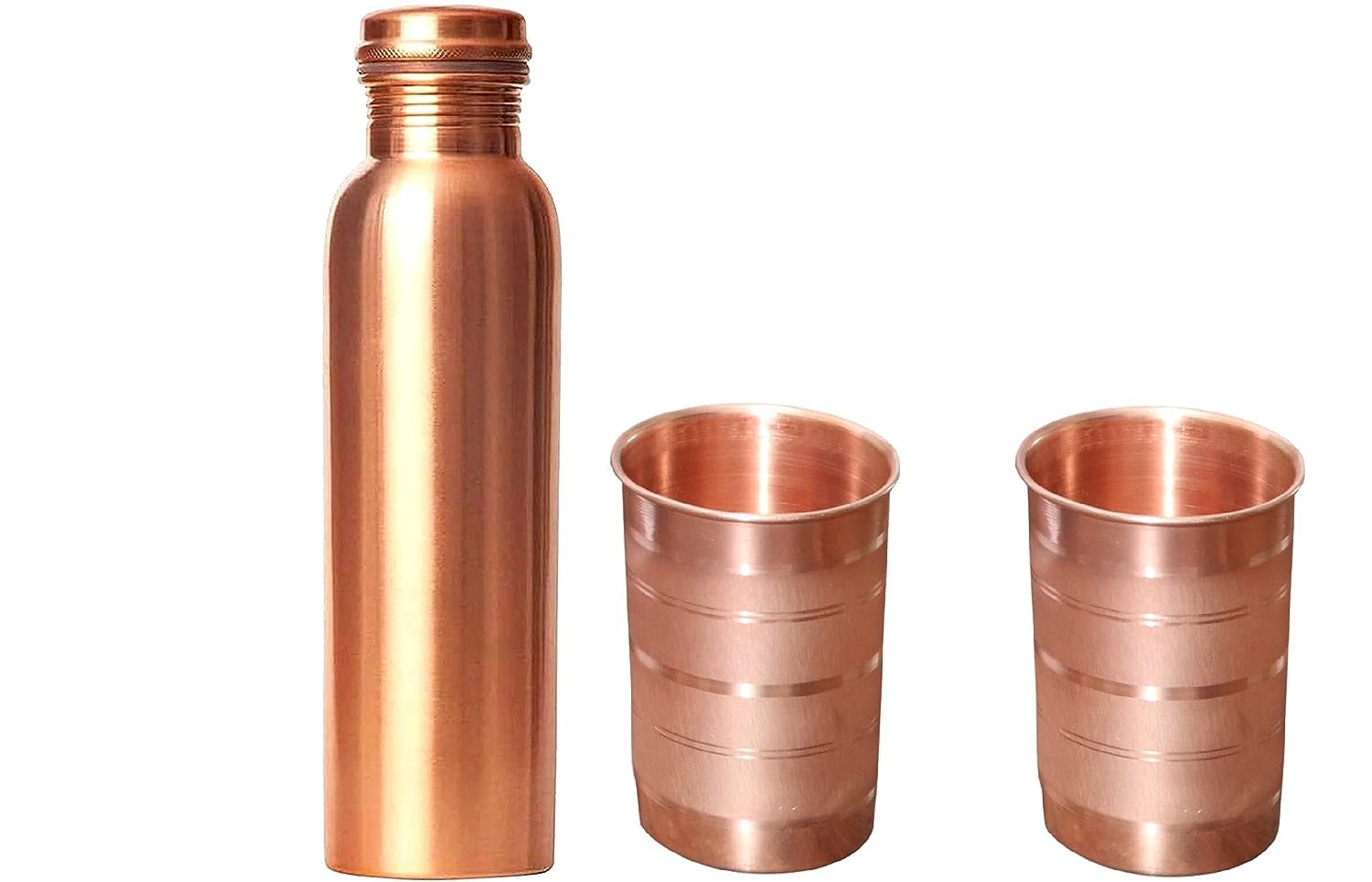 Amazon.com: Copper Tamba Water Bottle (1 L) with 2 Copper Tamba