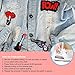 Iron on Patches 15 Pieces Assorted Cool Patches Fabric Embroidered Patches Motif Applique Kit, Perfect Ironed on Jackets, Clothing