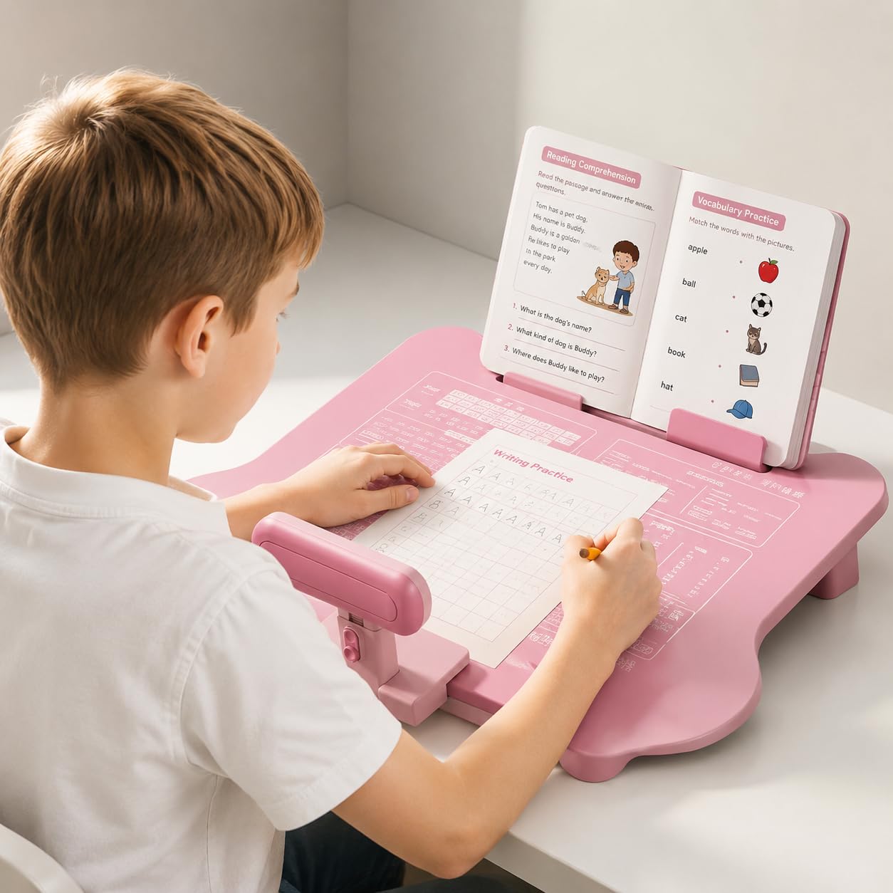 Correttore Postura Bambini Scrivania, Struttura in plastica, Supporto posturale, Mentre si, Per giovanissimi, style to 1