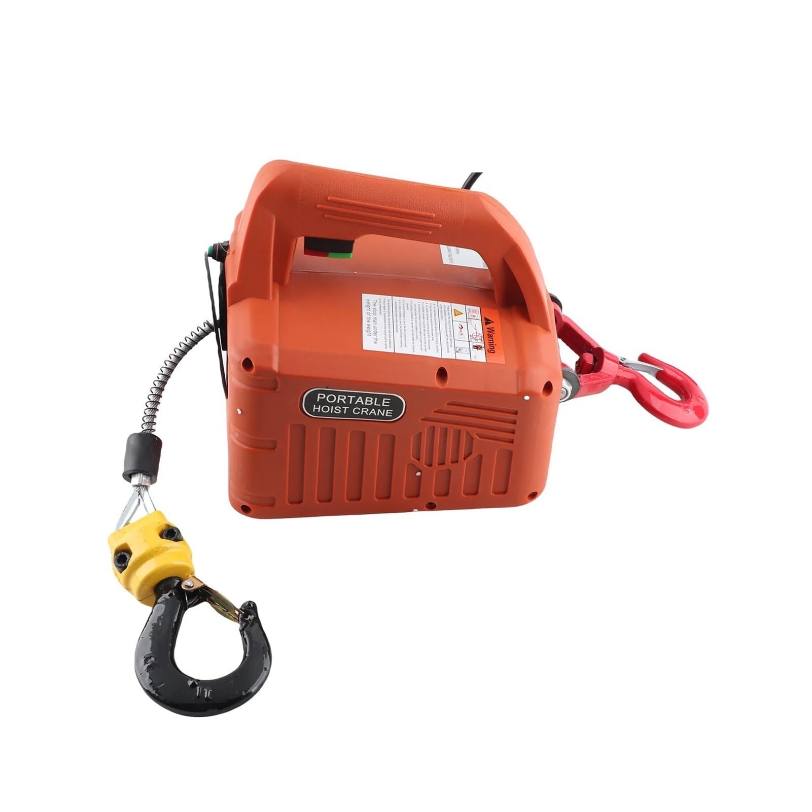 Paranco Elettrico Portatile Con Argano E Gru Telecomando, Capacità 500 Kg, Altezza Massima Di Sollevamento 7,6 M, 1500 W per il sollevamento e il traino
