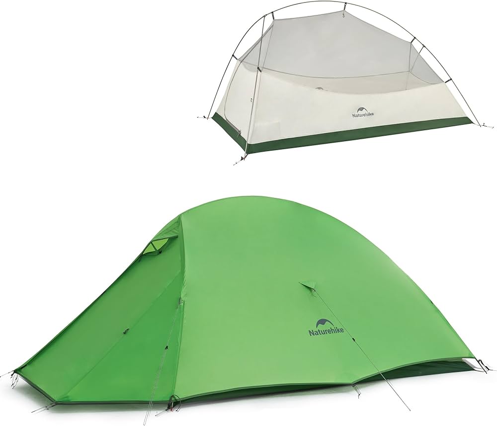 Naturehike Cloud UP 2X テント Amazon.com : Naturehike Cloud up Base Backpacking Tent, Waterproof