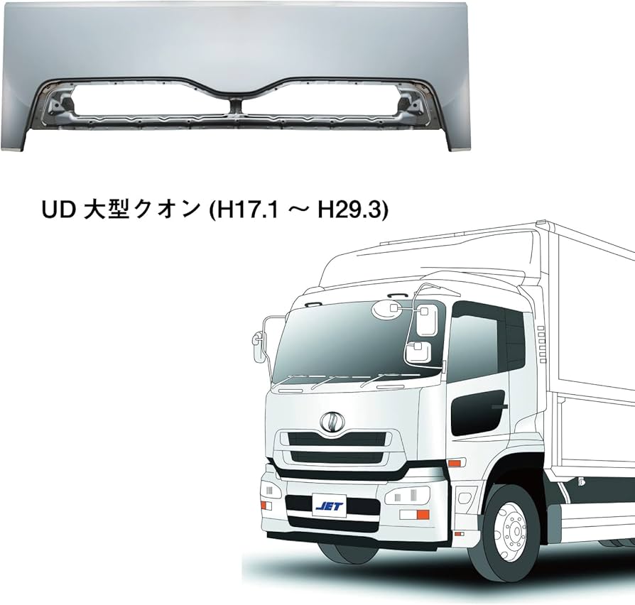 UD クオン　フロントパネル Amazon | ジェットイノウエ(JET) クオン専用 メッキフロントパネル UD
