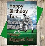 Rugby Geburtstagskarte – Wasps Biggest Fan