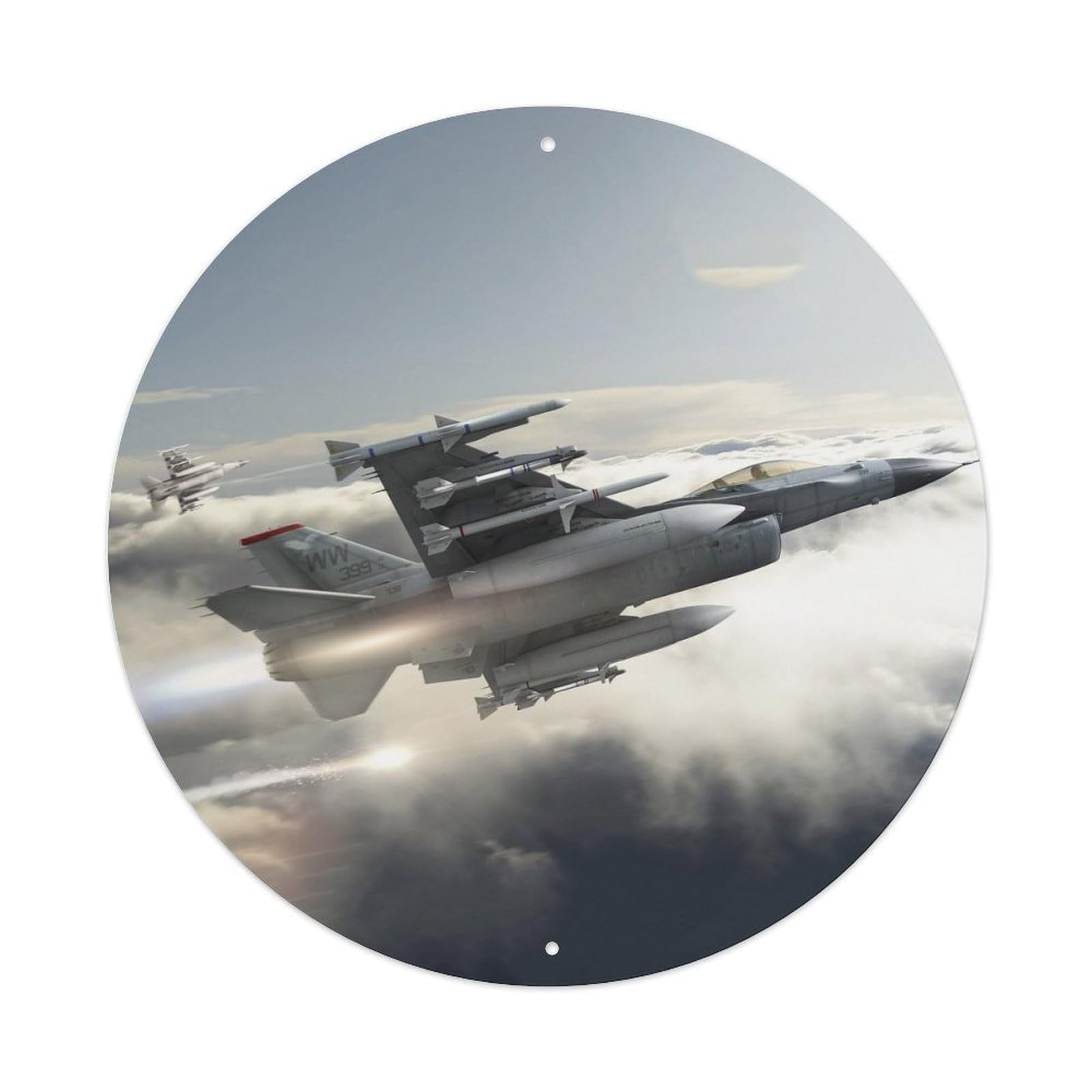 F-16 Fighting Falcon Strike Fighter Aviation Metal Tin Sign
