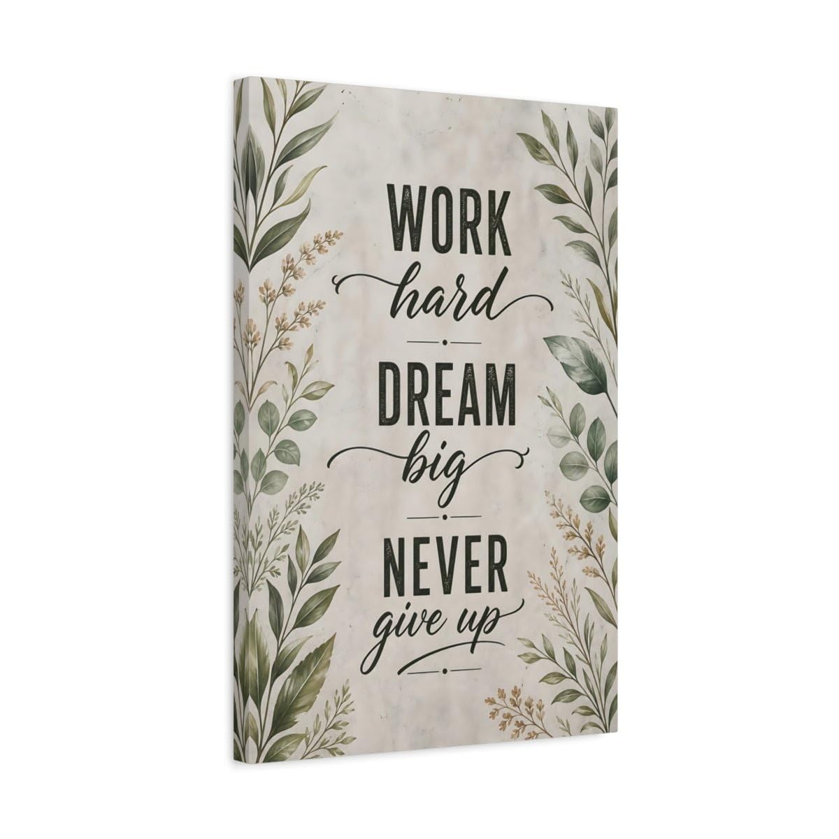 Tableau motivation textuel vert de qualité supérieure pour bureau - 8