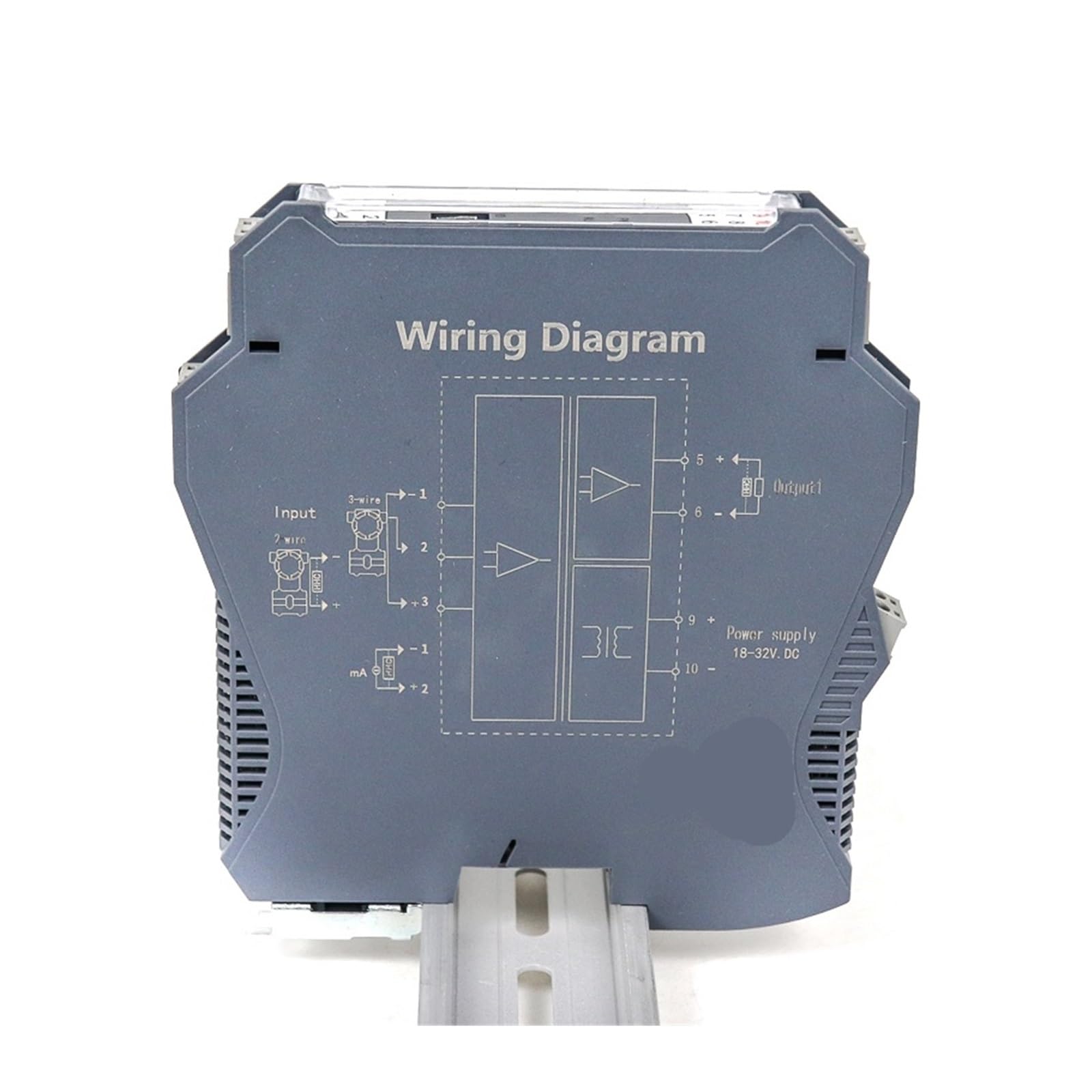 KSZHZYMGX Analog Inputs Signal Isolated Transmitter 220V power supply 4-20mA Signal Converter(4-20MA IN_220V_0-10V)