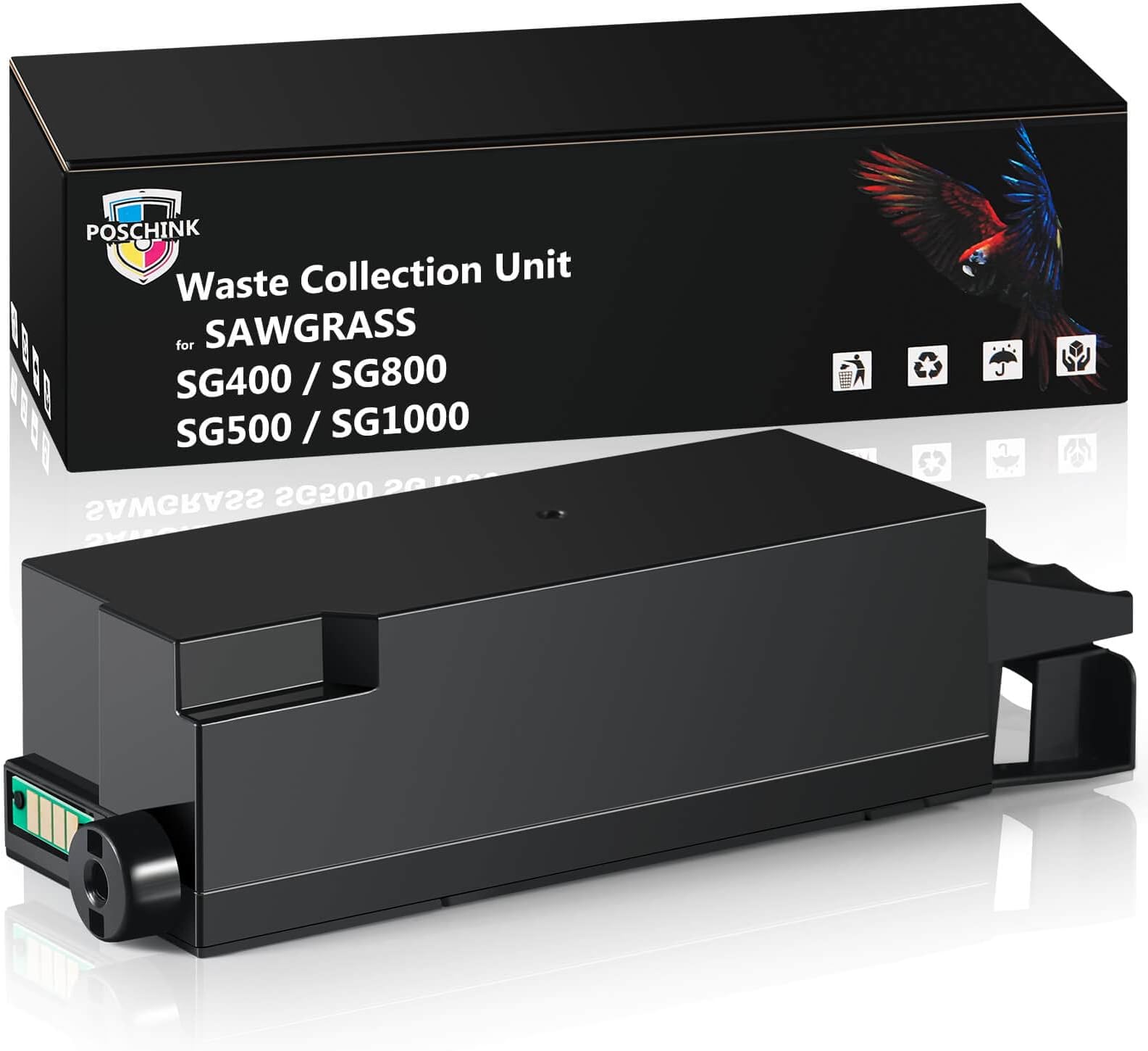 Waste Ink Collection Unit Tank Replacement for SAWGRASS SG500 SG1000 SG400 SG800 Printers