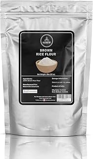 Naturevibe Botanicals Brown Rice Flour (2lbs) | Gluten Free | Rich in Protein | Used for Cooking [Packaging may Vary]
