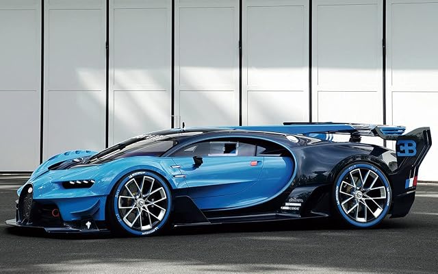 Sports Car - Bugatti Car Poster Boys Room Decor - Poster print Wall 15 x 23 Inches (38 x 58 cm) (380 x 580mm) Gift Decorative Print