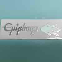 Epiphone Tremotone Logo Plate トレモトーン ロゴ Epiphone Headstock Logo - Classic - Premium Vinyl Guitar