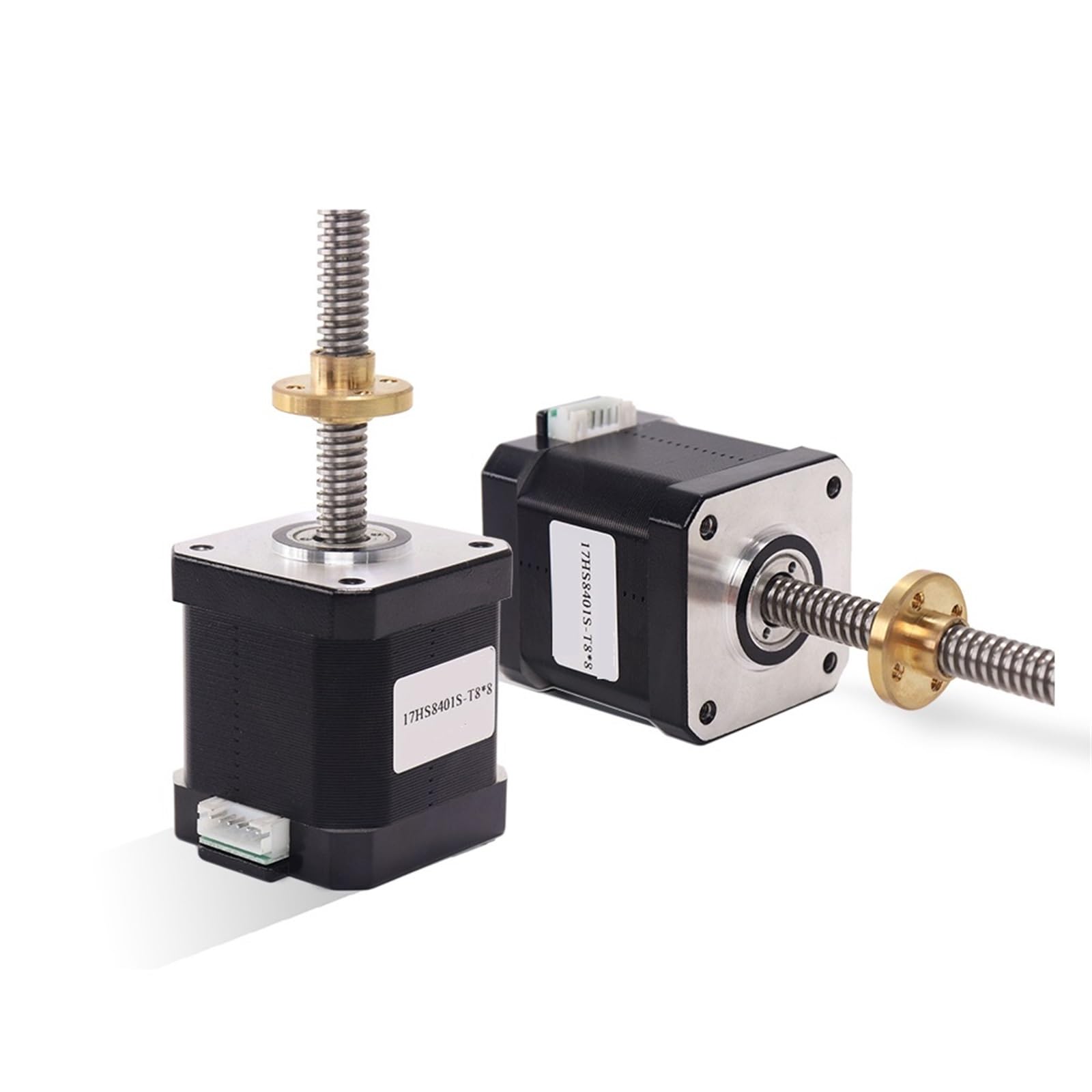 Schrittmotor 17HS8401S-T8 Blei Nema17 Schraubenmotor 2/4/8 mm 310 mm 3D-Druckmotor Mühlenschnitt-Graviermaschine(17HS8401S-T8x8-400mm)