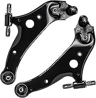 Vista 217 de Detroit Axle - Kit de brazos de control delanteros de 4 piezas para Nissan Cube 2009-2014, Nissan Versa 2007-2012 2 brazos de control inferiores