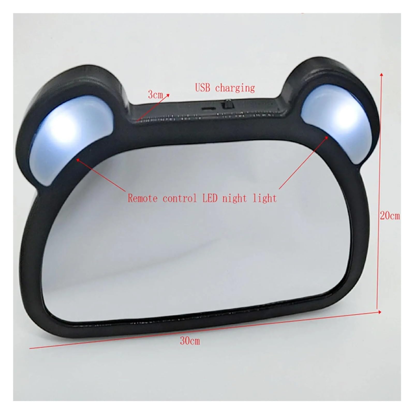 Retrovisor Para Profesor De Autoescuela Espejo De Coche Para Bebé Retrovisor Universal Cristal Inastillable