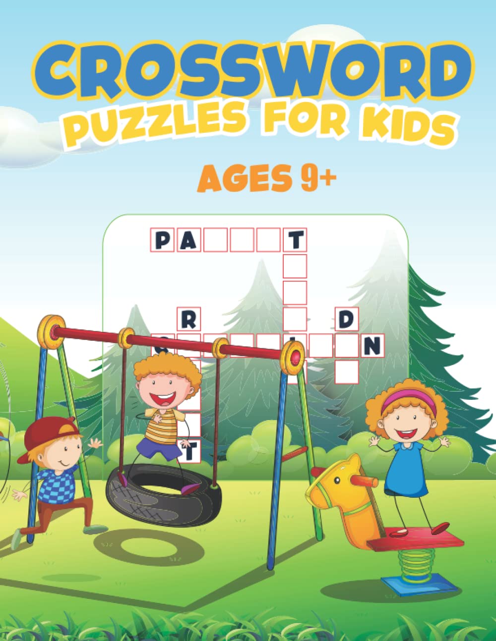 Fun Crossword Puzzles for Kids Ages 9 to 12: Puzzles for kids is a fun ...