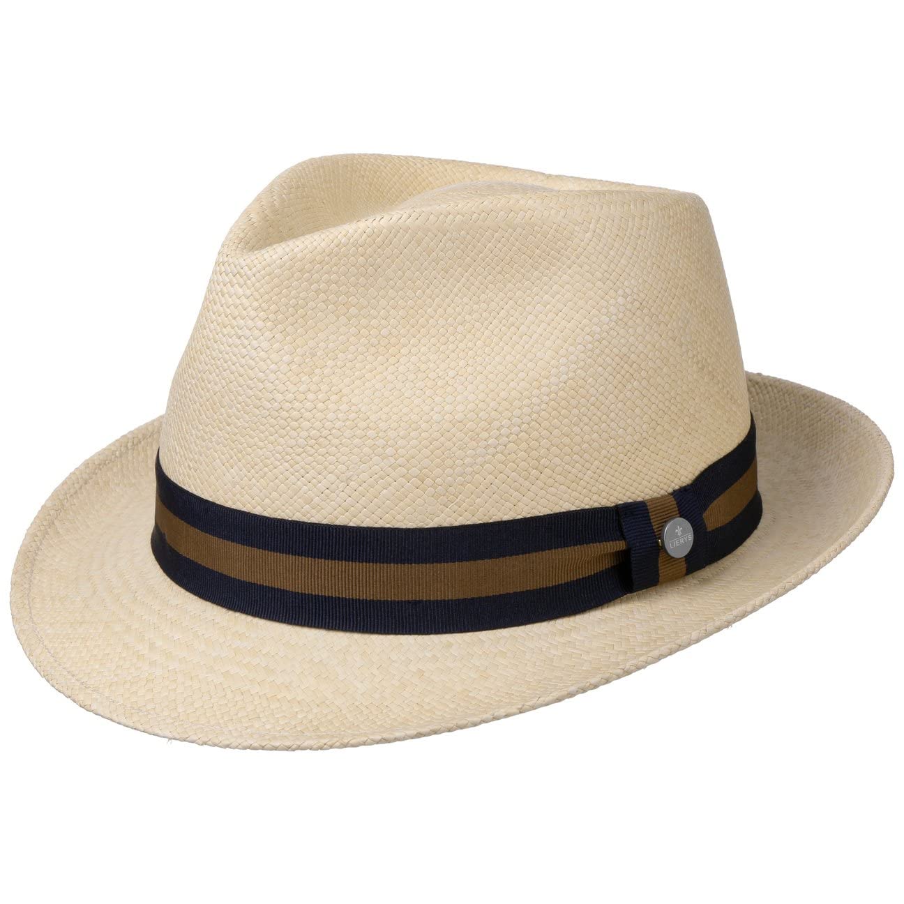 Lierys Sombrero Panamá Sportive Trilby Mujer/Hombre - Made in Ecuador Fedora de Playa con Ribete Primavera/Verano