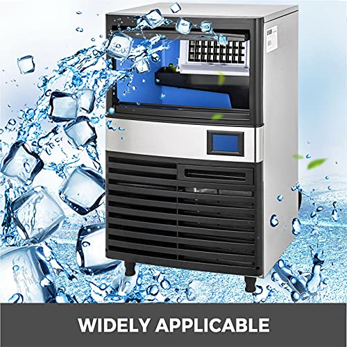 MHGD Gewerbliche Eismaschine mit 44 lbs Vorratsbehälter Edelstahl freistehende Eismaschine für Zuhause/Büro/Restaurant… – Bild 8