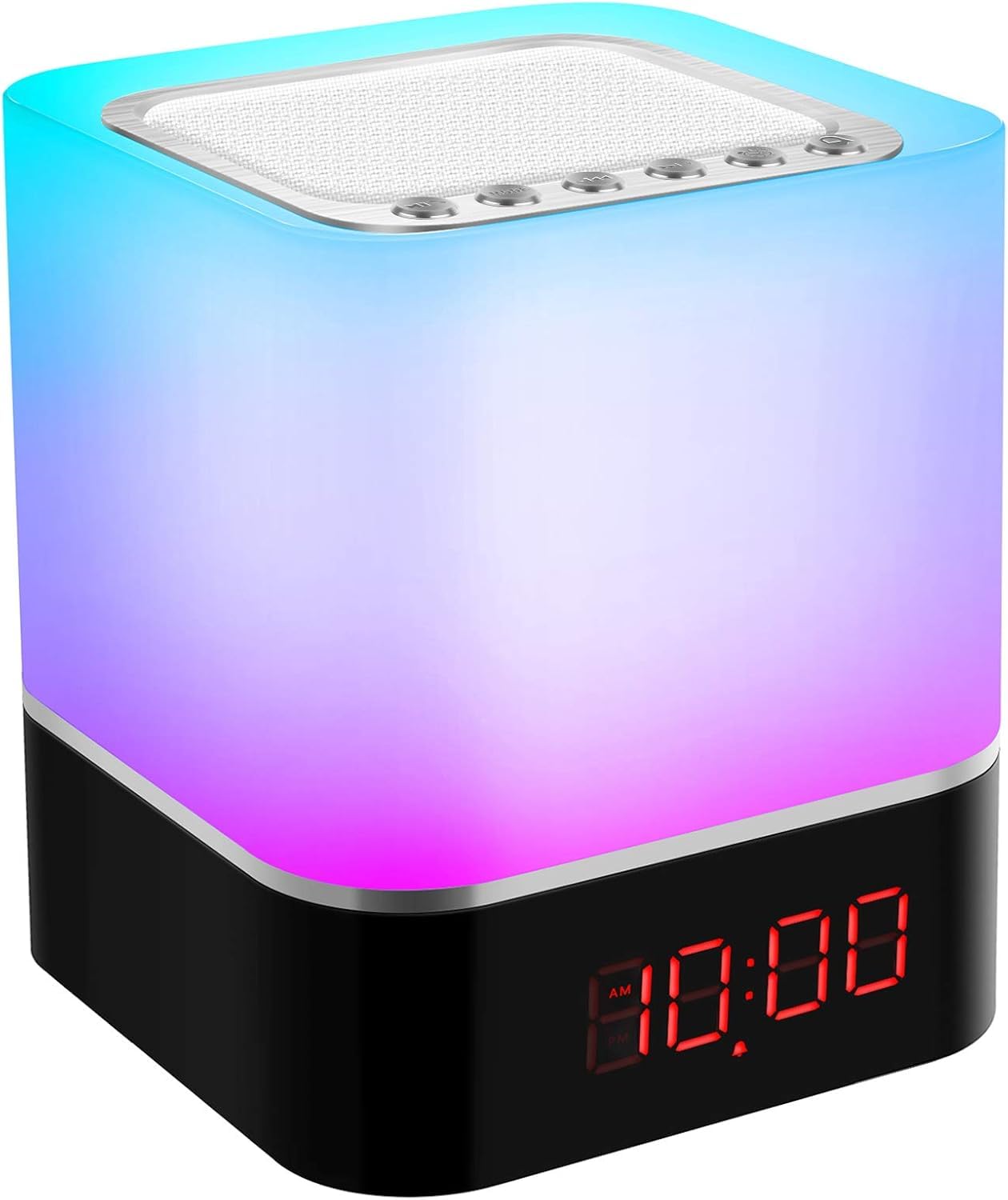 Altavoz Bluetooth con luz nocturna, lámpara de noche de ruido blanco Bebe, altavoz Bluetooth luz nocturna infantil para regalo adolescente niña, niño, mujer, cumpleaños, Navidad