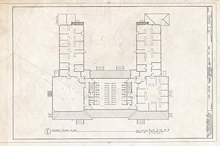 Historic Pictoric : Blueprint HABS WASH,17-SEAT,1-F- (Sheet 3 of 4) - Fort Lawton, Double Barracks, Discovery Park, Seattle, King County, WA 12in x 08in