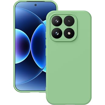 YATWIN Case for Xiaomi 17 Premium Silicone Mobile Phone Case with Silky-Soft Touch Thin Shockproof Scratch-Resistant Protective Case Mint Green