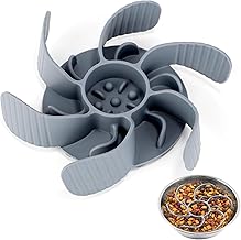 Anti-sling bowl for dogs, slow feeding bowl, anti-sling insert for bowl, eating dry food, slow feeder, dog bowls, insert with suction cups, non-slip for dogs and cats