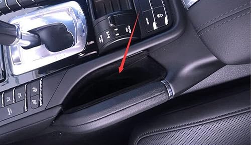 Miniatura 2 de caja de almacenamiento y organizador para interior de auto, centro del lado del pasajero, para Porsche Cayenne 2011-2017
