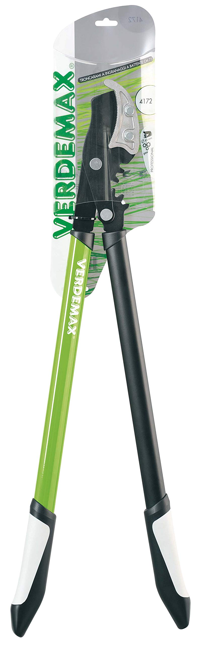 Verdemax Amboss-Astschere mit Zahnrädern