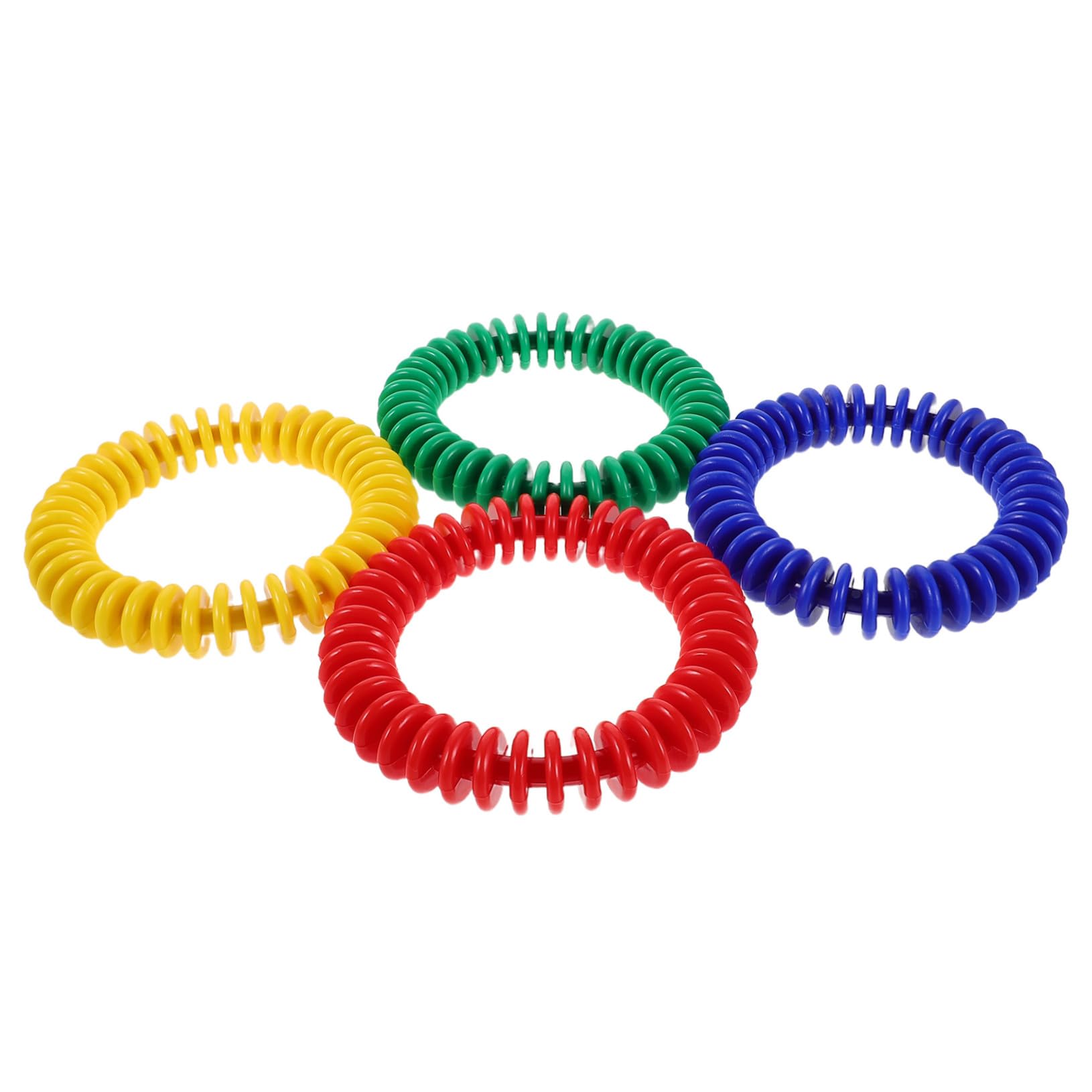 4pièces Anneaux de Plongée pour Piscine Jouets Aquatiques Colorés pour Jeux de Plongée et Entraînement de Natation pour Garçon Fille
