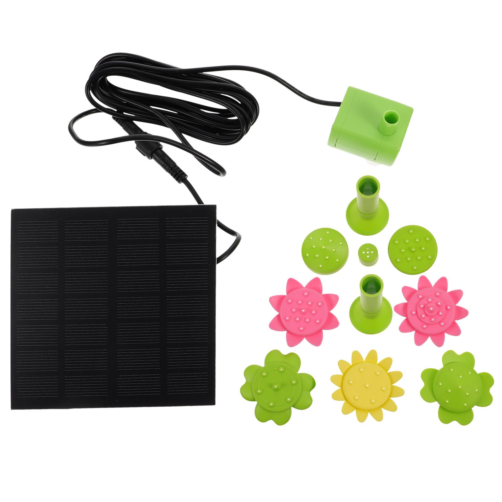 Bomba de fuente solar SHINEOFI de plástico y energía solar para decoración exterior de fuentes