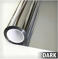 Vista 5 de Película de ventana para privacidad y protección solar plateada 15, BDF EXS15 EXTERIOR, oscura, de BuyDecorativeFilm