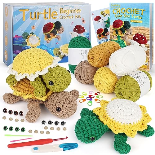 Coopay Kit de Crochet pour d&eacute;butants - Tortue de Tournesol - Kit ...