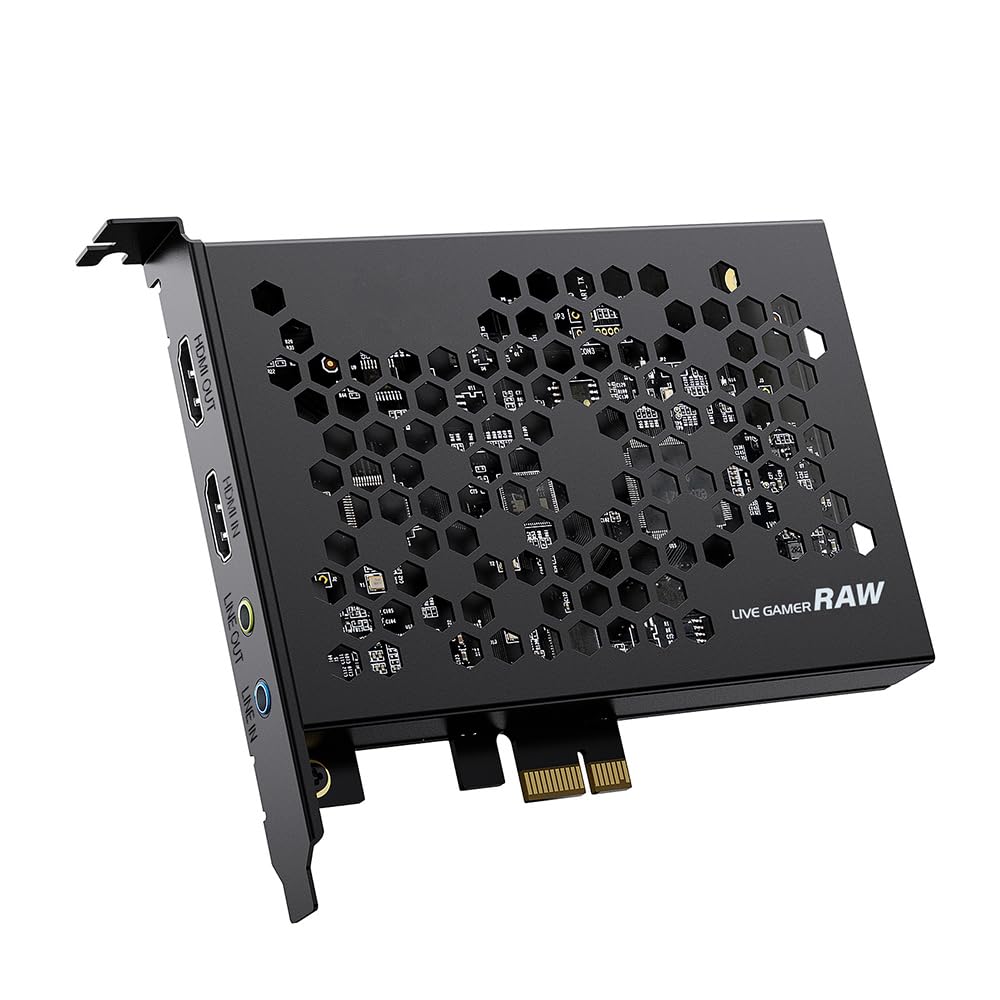 PCIe 4K-Videoaufnahmekarte, 4K30Hz, Eingang, Loop-Out-Synchronisation in Gen2 X1 für High-Transmission Real-Live-Streaming